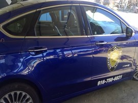 2014 FORD FUSION, BLUE, HYBRID, TITANIUM MODEL, 2.0L, AT,  F26514